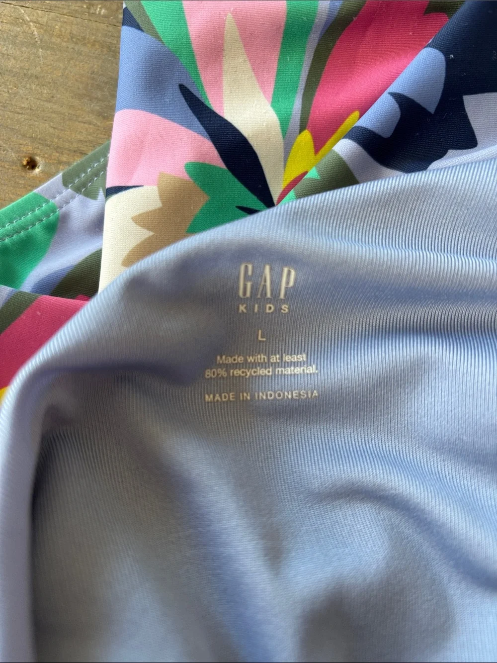 Gap Kid’s floral one-piece bathing suit